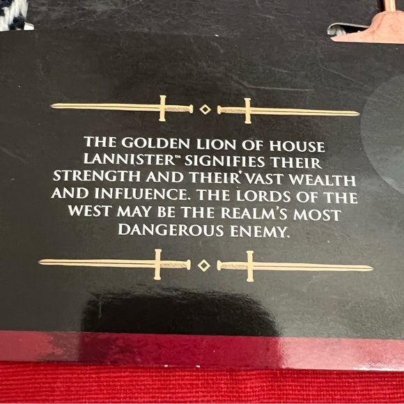 Game of Thrones Studio Tour tea towels - Lannister - Picture 4 of 4
